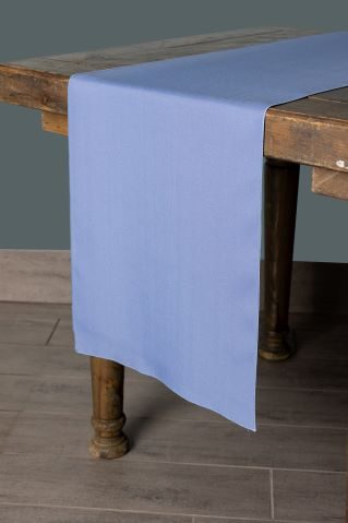 Classic Solid Periwinkle table runner
